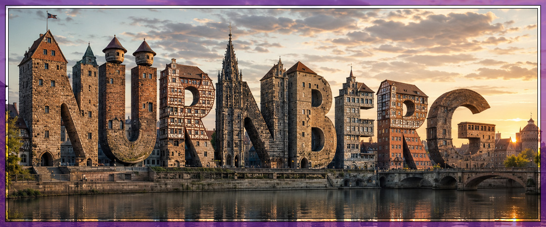 Deine Stadt in Buchstaben