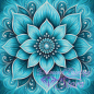 Preview: Blaue-Mandala-by-BlueRoomArt