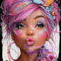Preview: Gwendolyn-by-Kreativkoeter-MrClay-80x80cm220_RealPreview