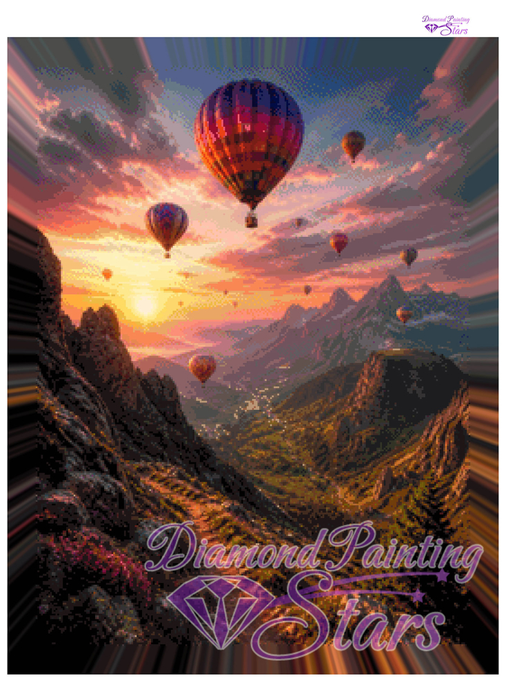 Alpenglow-und-Himmelsballons-by-Kuestenkind-AI-60x80