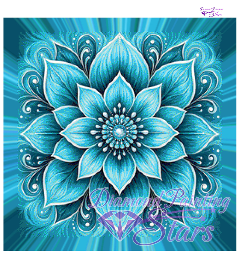 Preview: Blaue-Mandala-by-BlueRoomArt