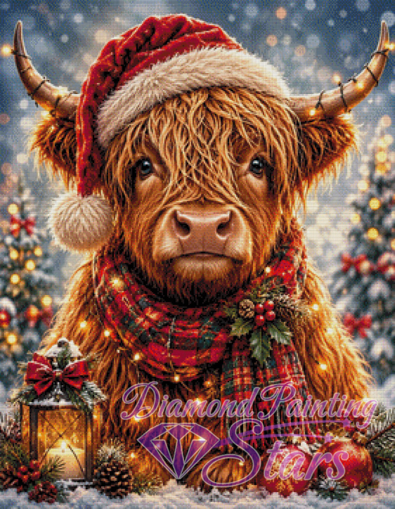 Christmas-Highlandkuh-by-Christa-fe