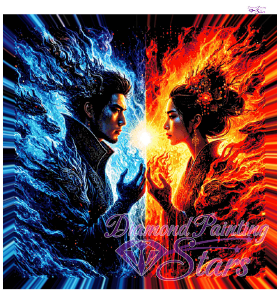 Preview: Fire-and-Ice-by-PixxelPainter