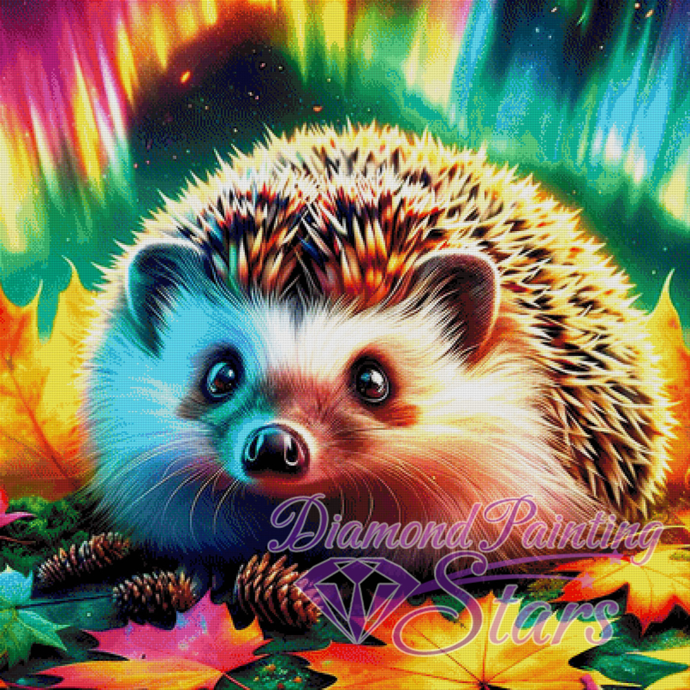 Igel-im-Polarlicht-by-PixxelPainter