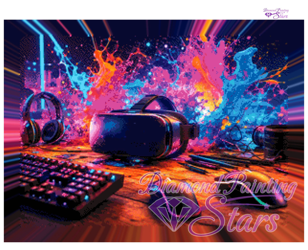 Preview: Neon-Gaming-Explosion-by-Kiralie