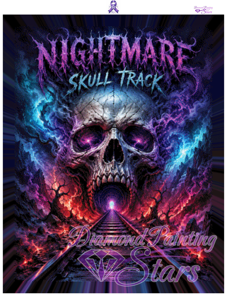 Preview: Nightmare-Skull--by-Christafe-70x90cm160_RealPreview