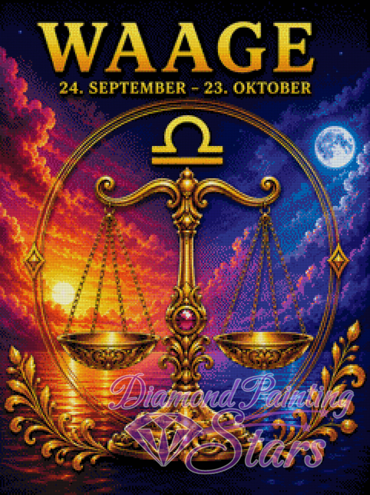 Sternzeichen-Waage-by-Christafe-60x80cm-130