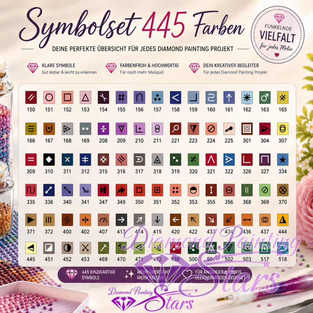 Stickerset-445-Farben-rund-oder-eckig