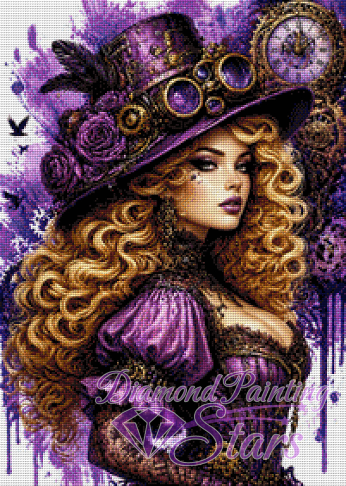 Violette-Chronistin-der-Zeit-by-Christa-fe