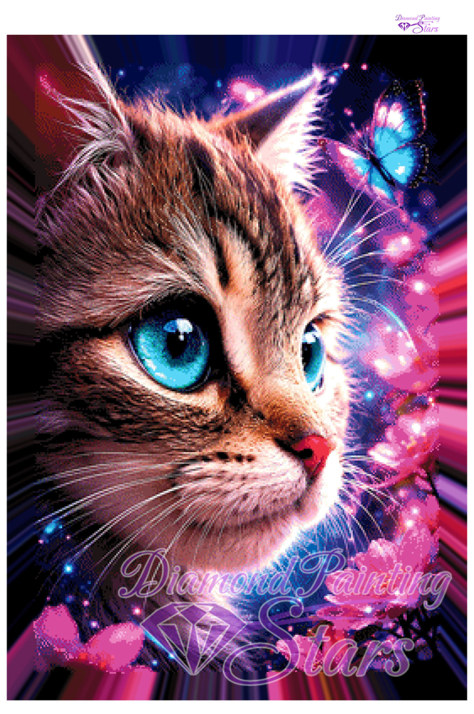 Preview: Zauberkatze-blaue-Augen-by-Kiralie
