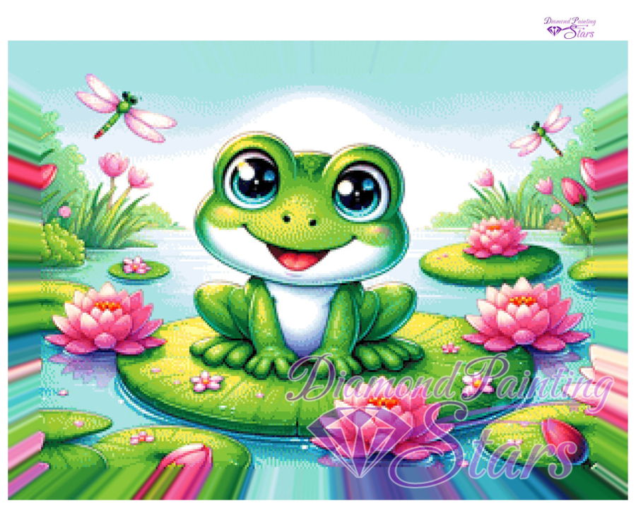 Seerosen-Frosch-by-PixxelPainter