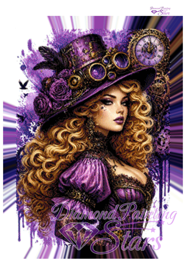 Violette-Chronistin-der-Zeit-by-Christa-fe